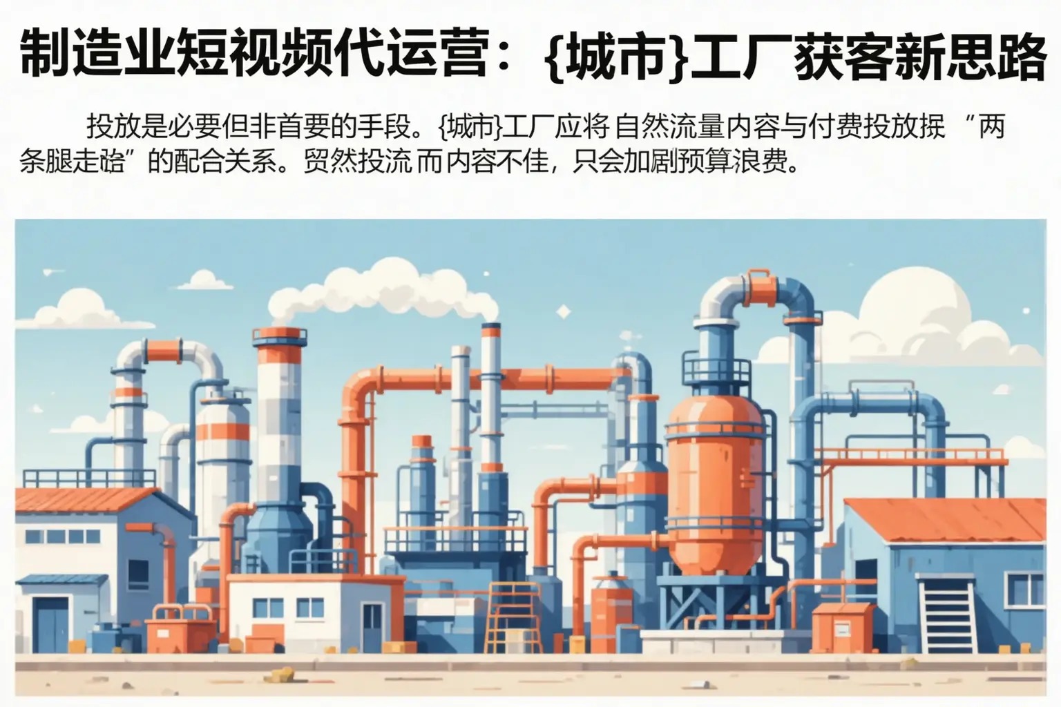制造业短视频代运营:平罗工厂获客新思路