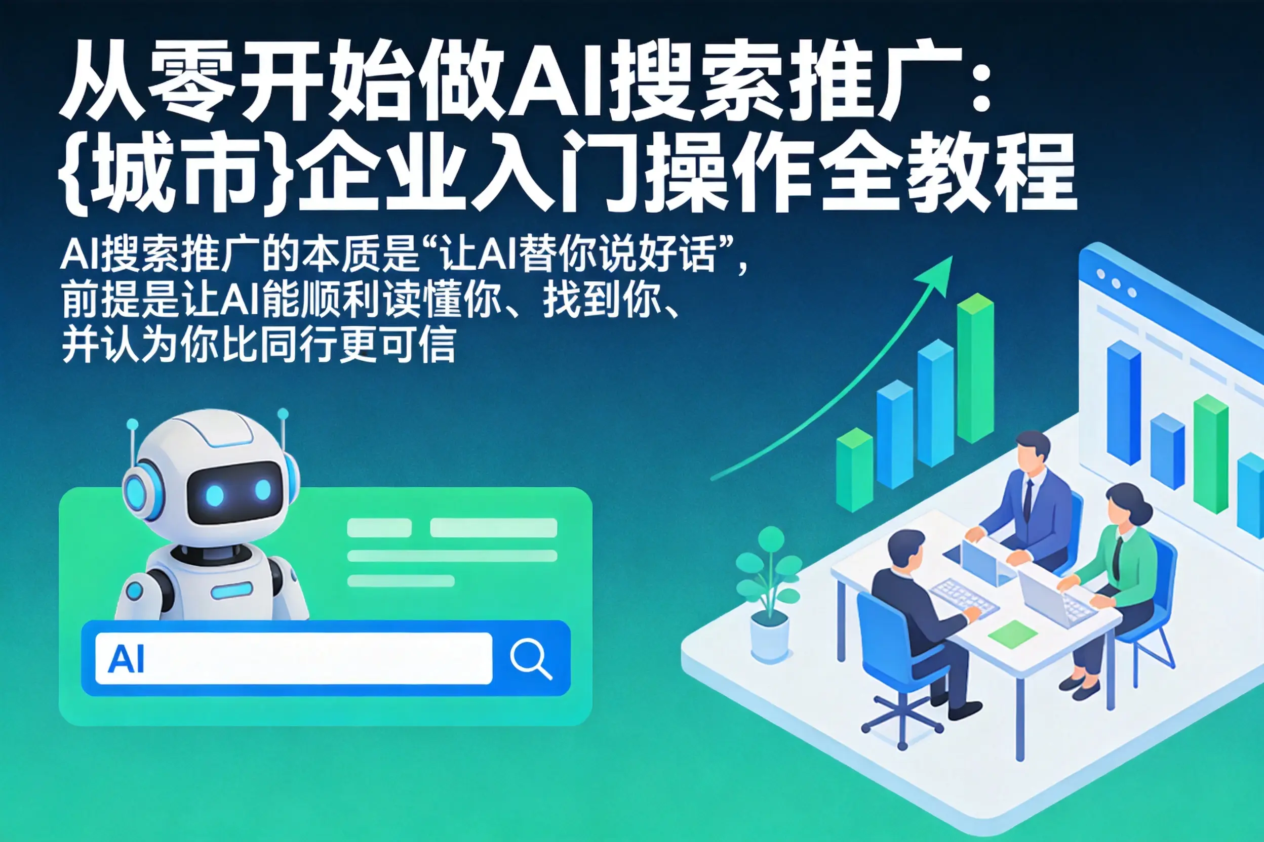 从零开始做AI搜索推广：平罗企业入门操作全教程